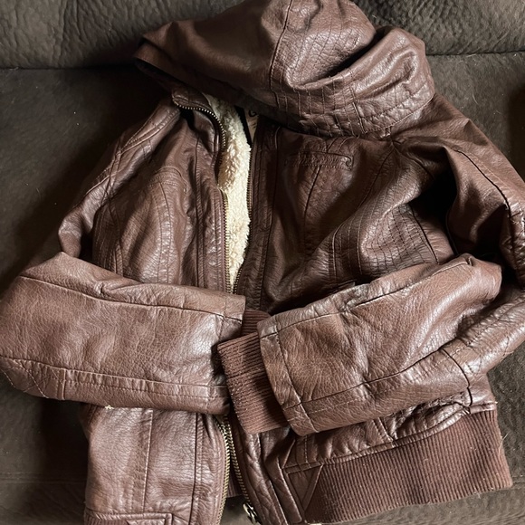 Garage Jackets & Blazers - Garage Brown Bomber Jacket